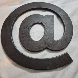 Black Metal At Symbol Decor